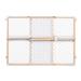 Summer Secure Pressure Mount Wood & Plastic Baby Gate, Natural Hardwood Finish  24 Tall, Fits Openings up to 27.5 to 42 Wide, Baby and Pet Gate for Doorways Natural Wood