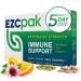 EZC Pak 5-Day Tapered Immune Support Booster - Vitamin Immune Support Supplement Echinacea Zinc Vitamin C Vitamins for Immune System Support Immune Boosters for Adults - Immune Support Vitamins 1 Count (Pack of 1)