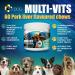 DR DOG Multivitamin for Dogs 60 Soft Chews - Essential Vitamins, Minerals & Antioxidants - Fussy Friendly & Tasty Treats - Made in UK - Buy Online on GoSupps.com
