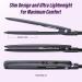 Ionic Hair Straightener Flat Iron 2-in-1 Curler, Max 450F, 13 Temp Settings, Black - Buy Online on GoSupps.com