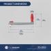 Five Oceans Marine Locking Winch Handle 8-10 & Holder 8 - Grey/Red - Buy Online on GoSupps.com