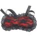 Soft Lace Eye Mask for Comfortable Sleep | Adjustable Rose Red Shading Eye Mask | Perfect for Travel & Meditation - Buy Online on GoSupps.com