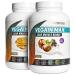 Weight Gainer Schoko-Haselnut + cinnamon-hant-H rkeks 2x3kg Mix-Pack-Vegain Max Lean Muscle Mass Gainer high protein content (30%) + complex carbohydrates-without maltodextrin lactose-free 100% vegan choco hazel.+ Cinnamon 3 kg (2 -person pack)