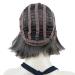Shop Lydell Synthetic Short Bob Wig Cute Flat Bangs Heat Resistant Light Chestnut Brown & Light Brown - Buy Online on GoSupps.com