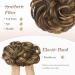 Buy Fine Hair Part with Rubber Band - Large Dutt Hair Tubes Chocolate Brown & Caramel Blonde Synthetic Hair Extensions for Women & Girls - 55g - Buy Online on GoSupps.com