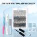 300 Pcs D-Mix 20D+40D+50D Cluster Lashes D Curl 9-16mm | DIY Lash Extension Kit for Natural Volume Look | Easy to Apply Individual Lashes - Buy Online on GoSupps.com