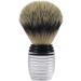 Hans Baier Exclusive shaving brush acrylic clear - size 5 black stripe