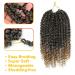 Passion Twist Hair 10 Inch 9 Packs Crochet Extensions for Black Women - T1b/27 - Buy Online on GoSupps.com