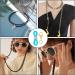 GORGECRAFT 130Pcs 8 Colors Glasses Chain Ends Colorful Adjustable Eyeglass Chain Strap Necklace Loop Holder Anti-Slip Rubber Connectors Loop Safety Retainer with Lobster Clasp for Sunglasses - Buy Online on GoSupps.com