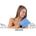 Buy Betz Premium Cotton Wash Mitt | 100% Cotton Washcloth 16x21 cm - Light Blue | International Shipping Available - Buy Online on GoSupps.com