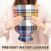 NAANLE 1L Hot Water Bottle with Cover | Blue Pink Tartan Plaid - Back Pain Relief Hand/Foot Warmer and Neck Comfort - Ideal for Heat & Cold Therapy - Buy Online on GoSupps.com