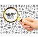 FLONZNAIL Nail Stickers Decal Transfers (5 Sheets) Vintage Engraving Illustration