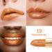 Oulac Metallic Gloss Lipstick - Long-Lasting Orange Glitter - Vegan 3D Color - 4.3g (Persimmons 19) - Buy Online on GoSupps.com