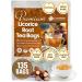 Lavendium Premium 135 Licorice Tea Bags 100% Natural & Pure from Licorice Root Warming and Natural Sweet Licorice Herbal Tea Eco-Conscious Tea Bags No Additives No Caffeine Vegan Licorice 135 Bags