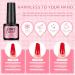 PEACECOLOR 7ML Nail Gel Polish Set 12Pcs with Top and Base Coat Matte Top Coat Pink Purple Glitter Gel Nail Kit U V/LED Lamp Needed Color Collection Gifts for Women DIY Nail Art XA-44 - Buy Online on GoSupps.com