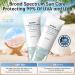 Centella Sunscreen SPF 50+ PA++++, 50ml Korean Sun Screen With Niacinamide For Face & Body, Gentle Water - Fit Sun Serum For Oily & Dry Skin, Long Lasting Moisturizing, No White Cast, Travel Size Blue - 1PCS - Buy Online on GoSupps.com