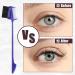 VOCOSTE Dual Comb Eyebrow Brushes - Eyelash & Eyebrow Travel Makeup Tool for Women | Blue 6.77" | International Shipping Available - Buy Online on GoSupps.com