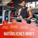 Natureletics Strawberry Whey Protein Powder 1kg - All-Natural No Sugar High BCAA 22.6% - Premium Quality from Germany - Buy Online on GoSupps.com