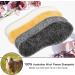 Buy LARGERED 2 Pairs Sheepskin Insoles - 17MM Thick Winter Warm Wool Inserts for Men & Women - Cozy Fluffy Fleece Replacement Soles - EU45/12US 14 - Cream & Grey - Buy Online on GoSupps.com