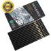 MUJINHUA Professional Charcoal Pencils Drawing Set - 12 Piece Soft, Medium, & Hard Charcoal Pencils for Sketching, Shading, and Drawing - Ideal Artist Pencils for Beginners & Artists - Buy Online on GoSupps.com