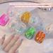 Glass Paper Nail Stickers 12 Jars Aurora Irregular Laser Cellophane Nail Art Flakes Broken Glass Pieces Stripe Line Paper Nail Decals for Nail Art Design Decorations DIY Crafts - Buy Online on GoSupps.com