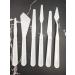 Plastic Spatula Palette Knives Set, 24PCS, Six Styles - Thin & Flexible Art Tools for Oil Painting & Acrylic Mixing - Buy Online on GoSupps.com