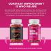 Biotin Gummies for Women | 5000mcg Hair Growth Supplement | 90 Strawberry Flavored Beauty Gummies | Gluten Free Vegan Formula - Buy Online on GoSupps.com