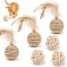 Shengruili Sisal Ball Catz 6 pieces of interactive sisalball cat toys environmentally friendly chitts of balls cats toys balls cat ball interactive pet cat toys balls balls-a-6