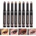 Eyeshadow Pencil Set | Shimmer Creamy Eyeshadow Pencils | Waterproof Cream Eye Shadow Stick Makeup Matte and Shimmer Creamy Eyeshadow Pencil B - Buy Online on GoSupps.com