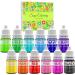 Soap color set 12 colors - liquid soap colors colored for DIY soap production - focuses on food quality bomb bomb color pigment for bombs kit bath bomb handicrafts