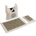 Navaris 2in1 Acupressure Massage Set | Eco-Friendly Relaxation Mat & Pillow | International Shipping - Buy Online on GoSupps.com