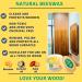 WoodWax - Natural Beeswax Furniture Polish & Protector for Doors Tables Chairs Cabinets | 8.85 Fl oz - Shine & Care for Your Home - Buy Online on GoSupps.com