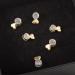 6PCS Heart Silicone Earring Lifters - Hypoallergenic 14K Gold Plated Backs for Heavy Earrings - Buy Online on GoSupps.com