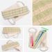 Aimisin Double Sided Linen Back Scrubber for Shower - Exfoliating Long Back Strap for Deep Cleanse and Body Massage - Buy Online on GoSupps.com