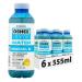 Oshee Vitamin Water with Lemon & Orange Flavour 555ml (Pack of 6) Magnesium Niacin Pantothenic Acid Vitamin B6 Folic Acid Biotin Vitamin B12 Multipack