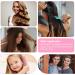 Large Wide Tooth Detangling Comb for Curly Hair - No Handle Wet Dry Detangler Comb - Cyan Pink - Buy Online on GoSupps.com