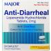 Major Anti-Diarrheal Loperamide 2mg Blister Packed Capsules (24 ct) - Pack of 1 - Buy Online on GoSupps.com