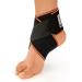 Rayyan Adjustable Ankle Strap Brace - Compression Wrap for Sports Injury Recovery | Sprained Ankle & Tendon Support for Men & Women - Orange (2 Pack - Buy Online on GoSupps.com