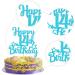 SYKYCTCY 1 Pack Happy 14th Birthday Cake Topper Glitter Star 14 Fabulous Cake Pick Sweet 14th Cake Decorations for Children 14th Birthday Theme Party Supplies Lake Blue 14th Lake Blue - Buy Online on GoSupps.com
