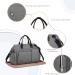 Kono Baby Changing Bag Nappy Diaper Bags for Mom and Dad Large Travel Tote Messenger with Changing Mat Grey - Buy Online on GoSupps.com