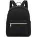 Mini Backpack Women Girls Water-resistant Small Backpack Purse Shoulder Bag for Womens Adult Kids School Travel Black