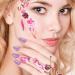 Queekay 12 Sheets Solid Color Nail Stickers Glitter Nail Polish Strips Self Adhesive Nail Polish Stickers Manicure Full Nail Wrap DIY Color Nail Decor for Women Nail Art(Pastel Color) - Buy Online on GoSupps.com