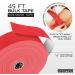 Buy 135 Feet Bulk Kinesiology Tape Roll - Sports Therapy Support for Knee Muscle Wrist Shoulder Back | Premium Elastic & Hypoallergenic Cotton (Red) - International Shipping Available - Buy Online on GoSupps.com