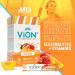 ViON+ Hydration Mix Peach Mango - Sugar-Free Electrolyte Powder with 8 Essential Vitamins - 20 On-the-Go Stick Packs for Hydration Energy & Recovery - Natural Flavors & No Artificial Colors or Dyes - Buy Online on GoSupps.com