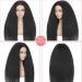 4x4 HD Lace Wear and Go Glueless Wig - Pre-Cut Pre-Plucked Kinky Straight Human Hair Wig for Black Women | 180% Density 18 Inch Bleached Knots - Buy Online on GoSupps.com