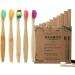 Geekerchip Bamboo Toothbrushes for Children - 10 Pack BPA-Free Eco-Friendly & Biodegradable Colorful Kids' Toothbrushes in Independent Packaging - Buy Online on GoSupps.com