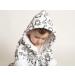 Ti Tin Ferry Children's Bathrobe | 100% Cotton Baby Bath Coat for Ages 0-12 Months | Adorable Gray Penguin Design - Buy Online on GoSupps.com