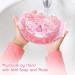LotFancy Gel Beads Face Mask - Hot Cold Therapy for Full Face, Reduce Migraines, Headache, Stress, Puffy Eyes & Dark Circles - Adjustable Strap, Soft Fabric - Reusable Pink - Buy Online on GoSupps.com