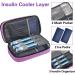 Diabetic Travel Case for Women | Double Layer Insulin Cooler with Ice Packs | Pen & Medication Storage Pockets | Purple - Buy Online on GoSupps.com