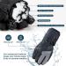 GLAMVILLA Waterproof Ski Winter Gloves - Touchscreen & Zipper - Large Gray - Buy Online on GoSupps.com